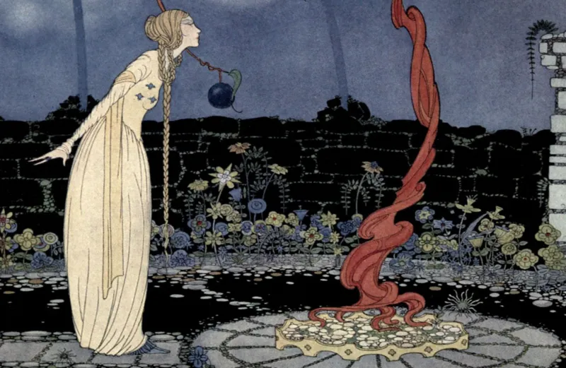 Old French Fairy Tales, illustrated by Virginia Francis Sterrett, age 19 (1920)