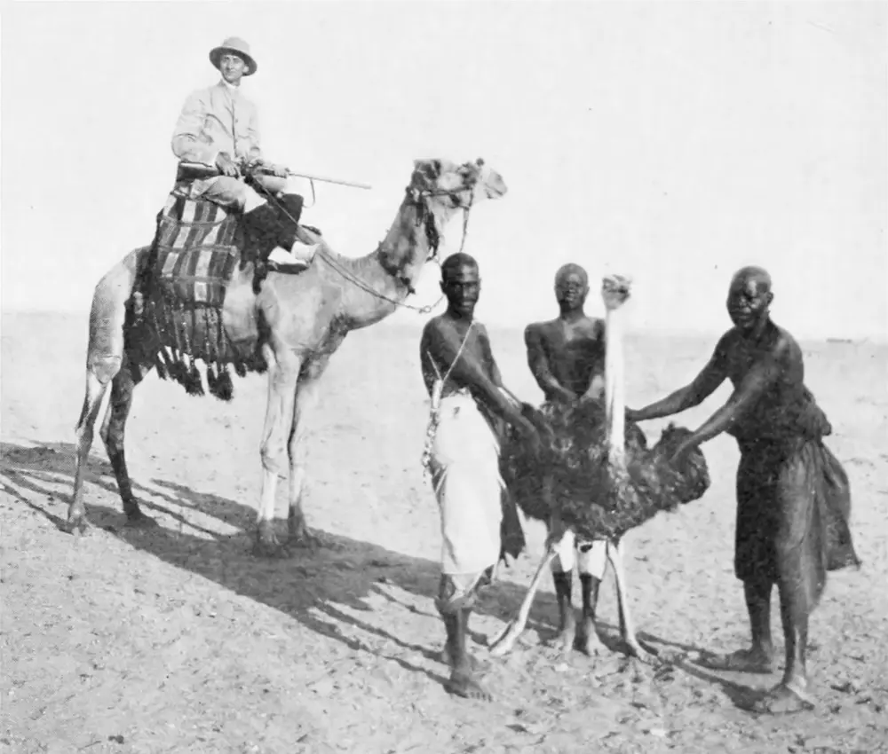 Hile, left. It’s likely this photo, which appears undated in the novel, was taken in Djibouti in 1910