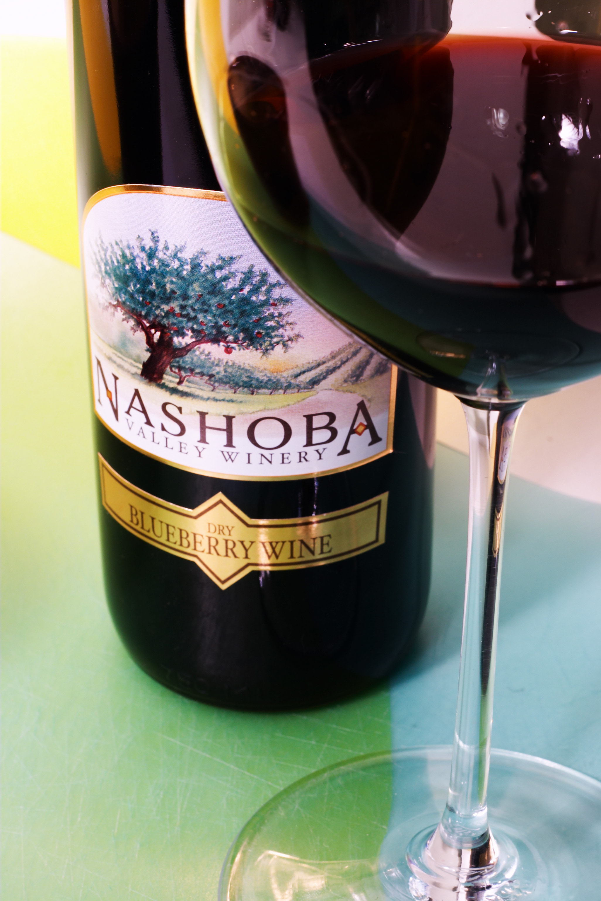 Nashoba Valley wine close-up