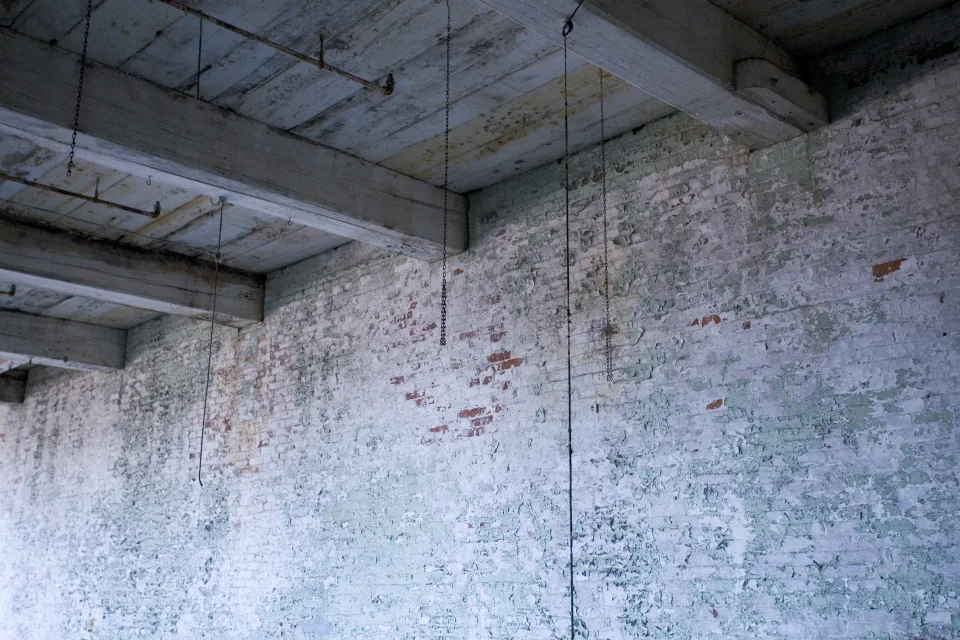 Chains on the wall