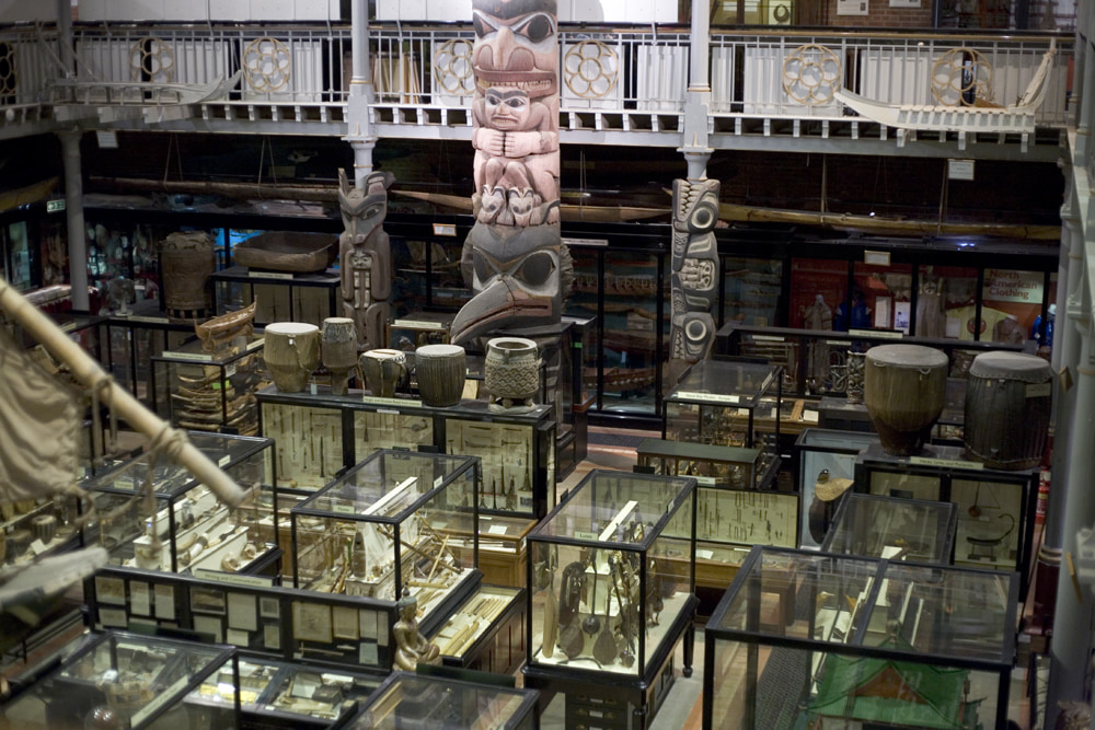 Pitt Rivers museum interior