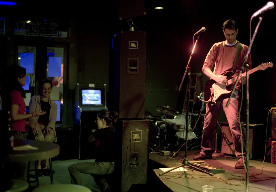 Chris, crowd