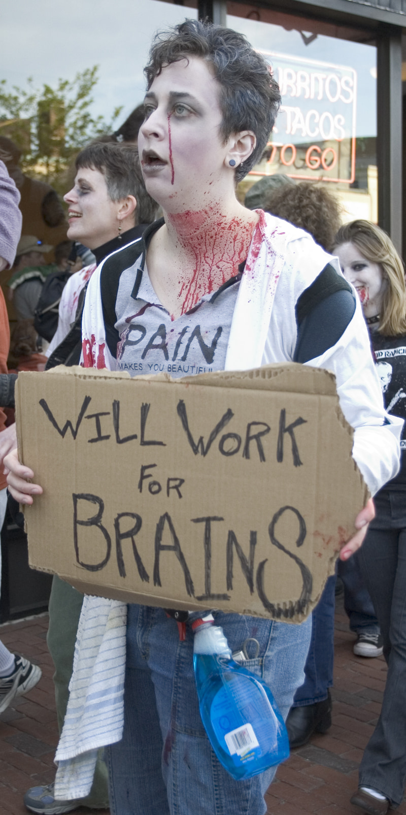 Will work for brains