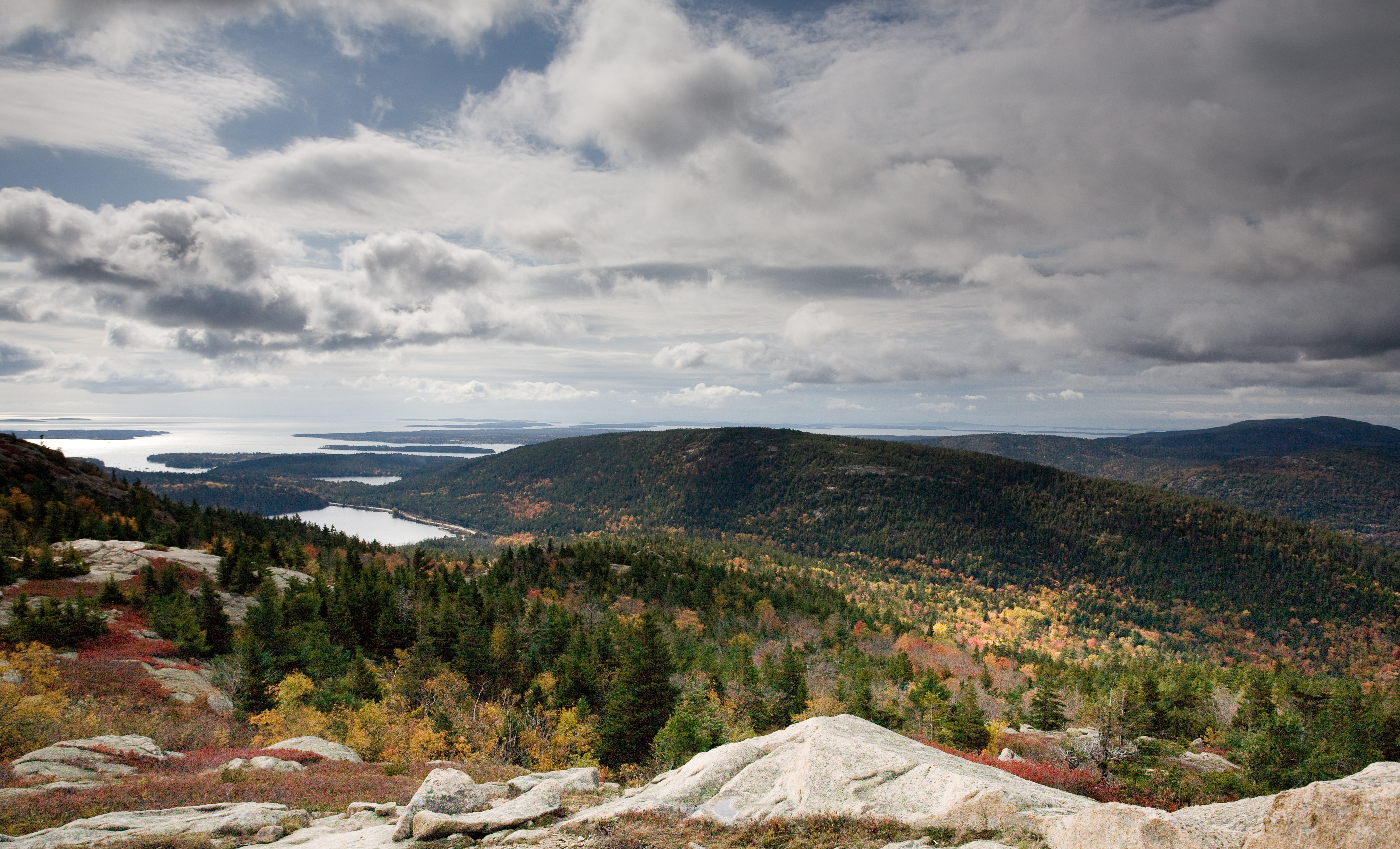 Atop Parkman Mountain