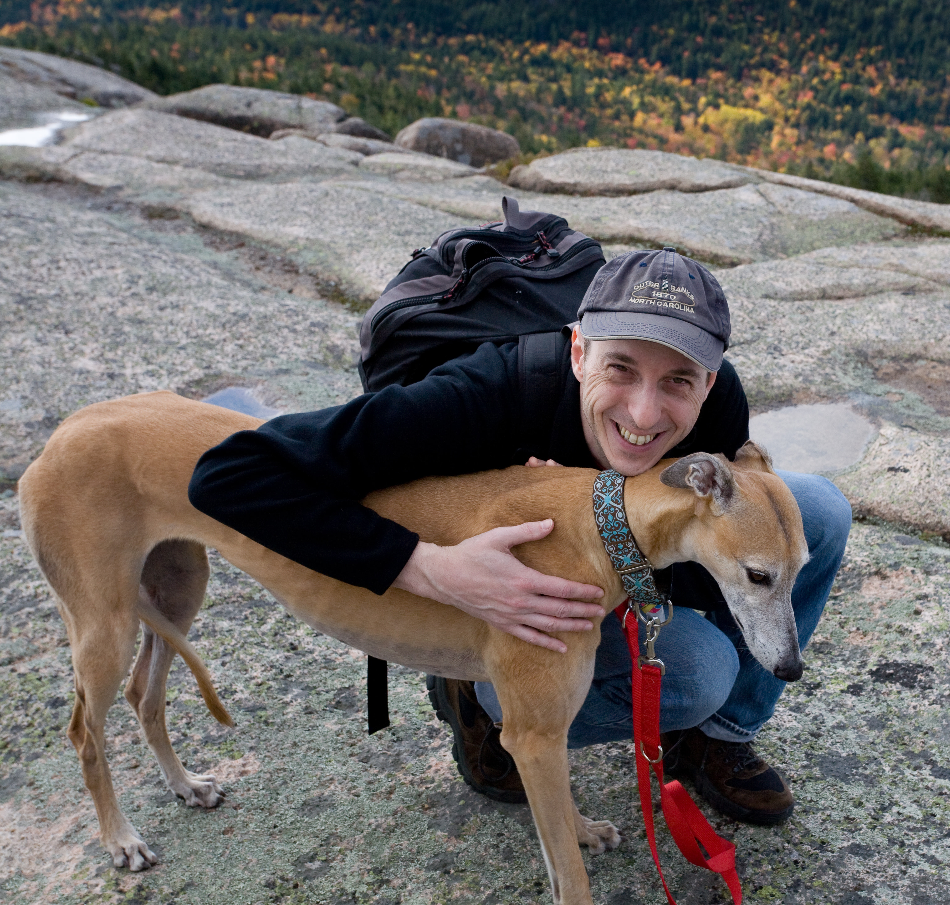 Dogs love to be hugged!!