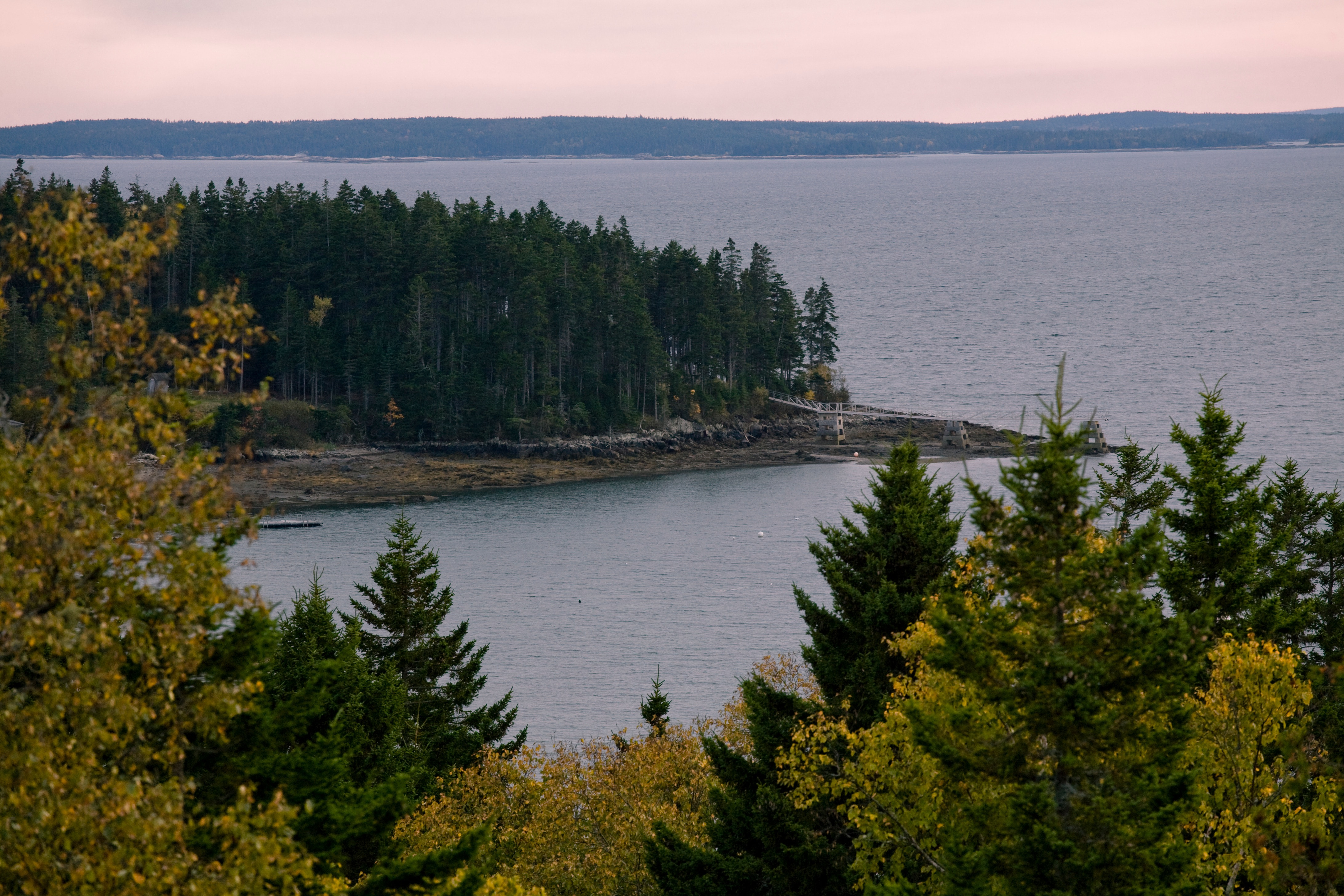 View from house over Southwest Harbor