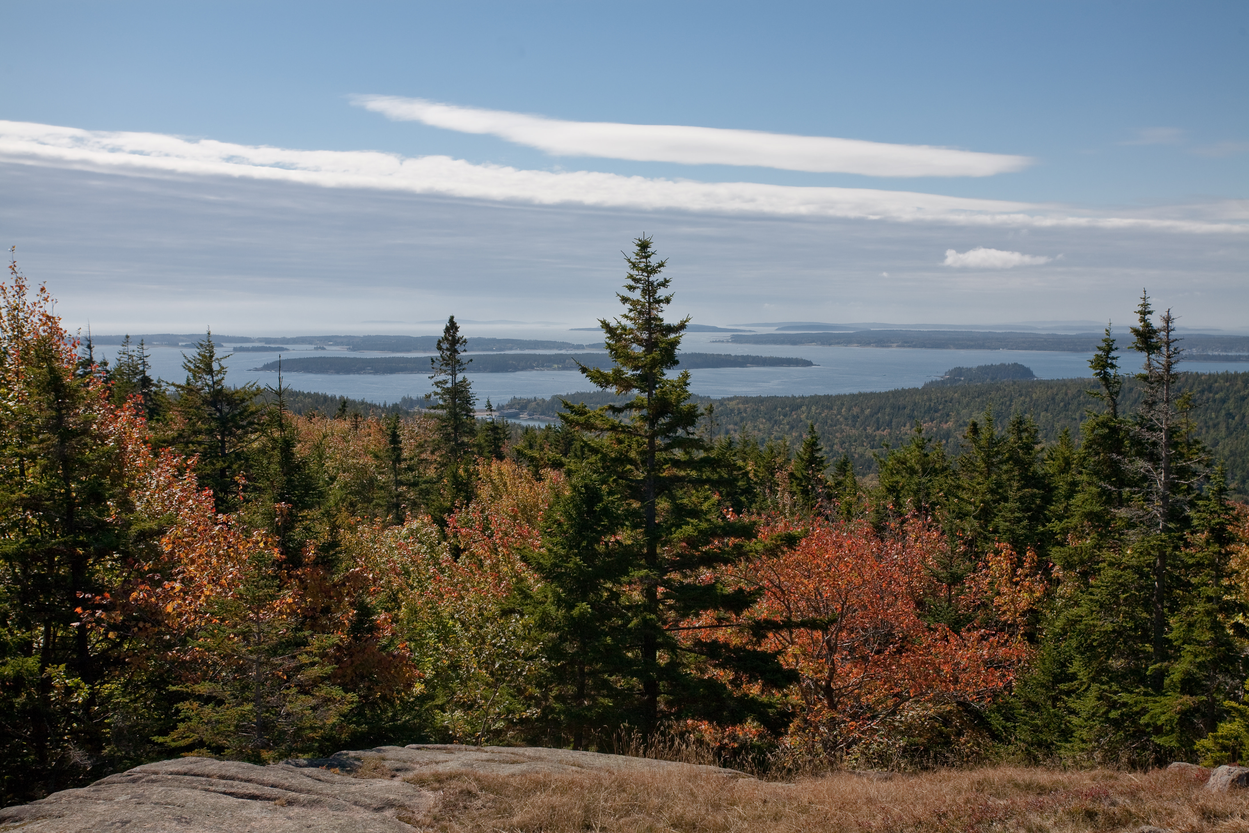 Atop Gorham Mountain
