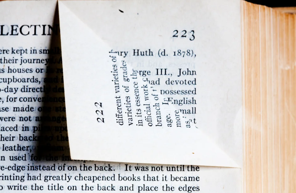 Book-collecting entry