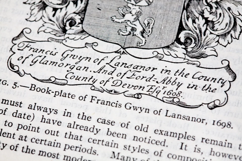 Bookplate entry