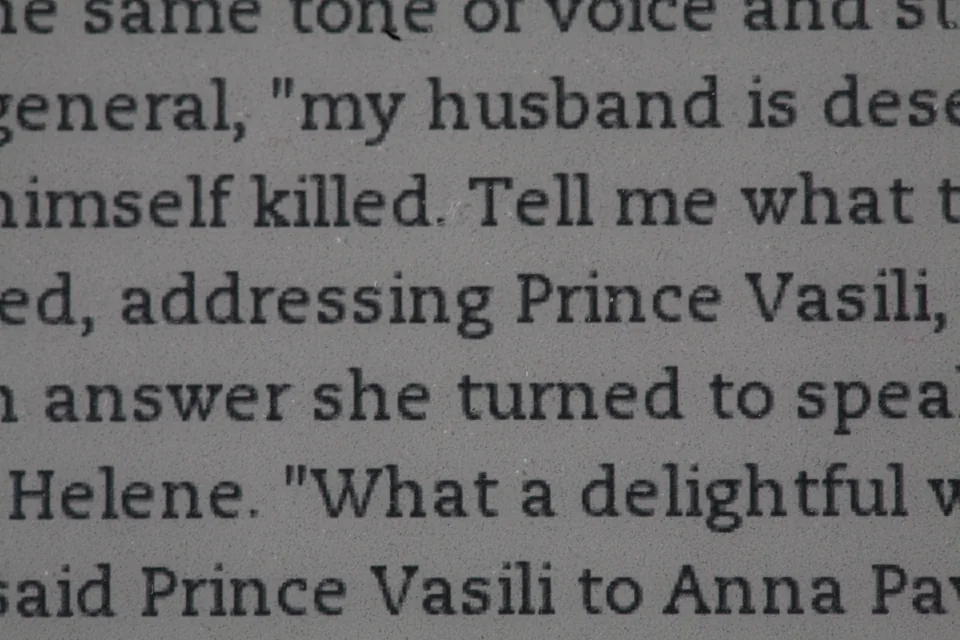 Sample Kindle text