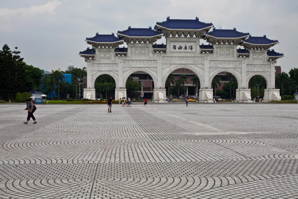 Gate at CKS temple