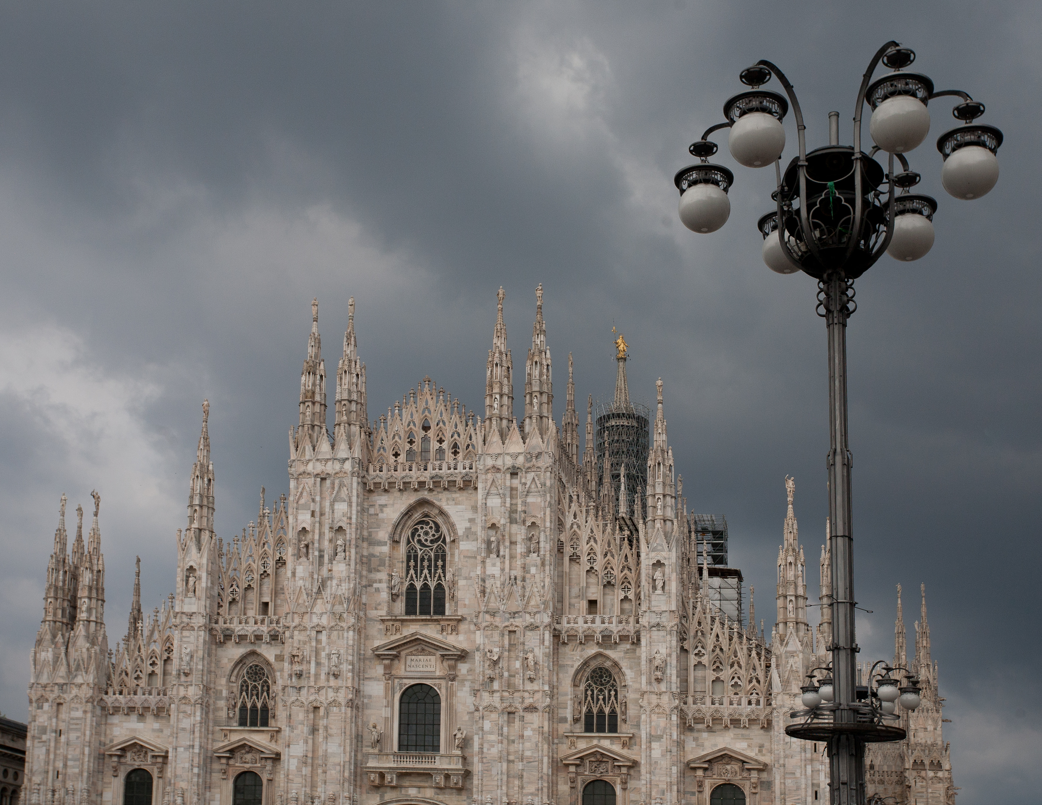 Duomo during the storm