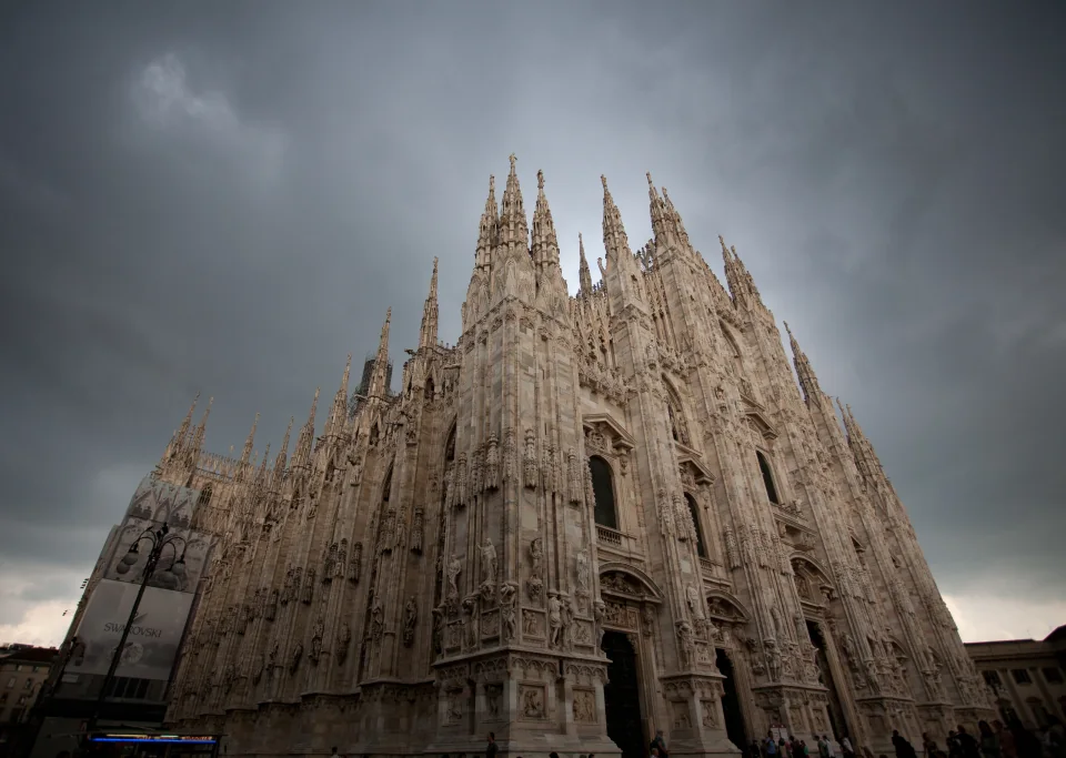 Duomo in the storm
