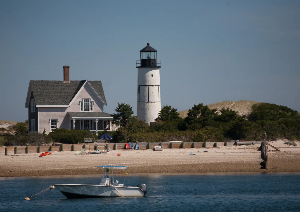 Sandy Neck lighthouse closeup