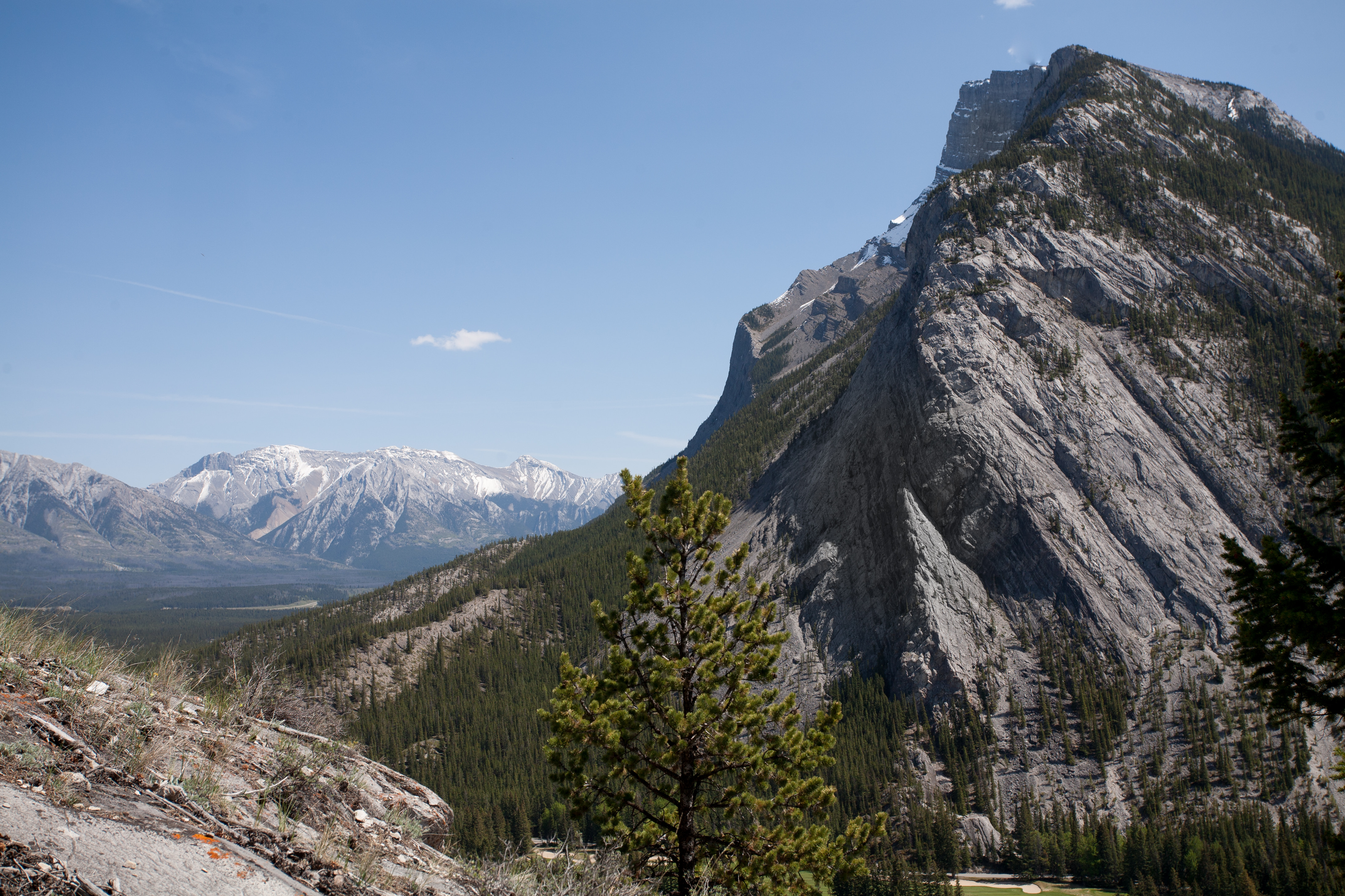Mount Rundle and valley