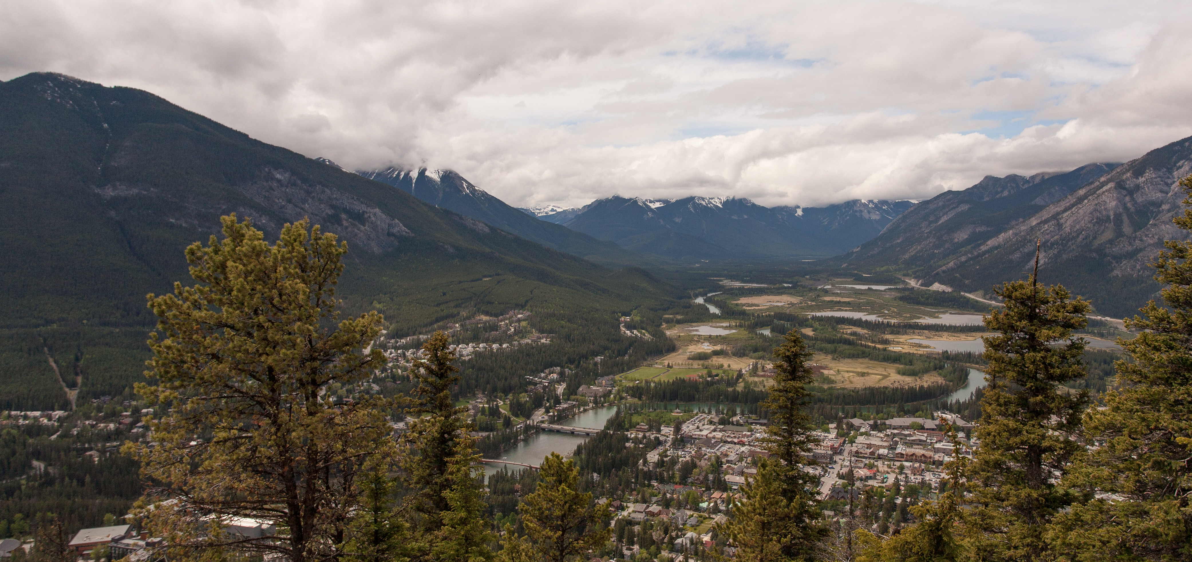 Banff townsite panorama