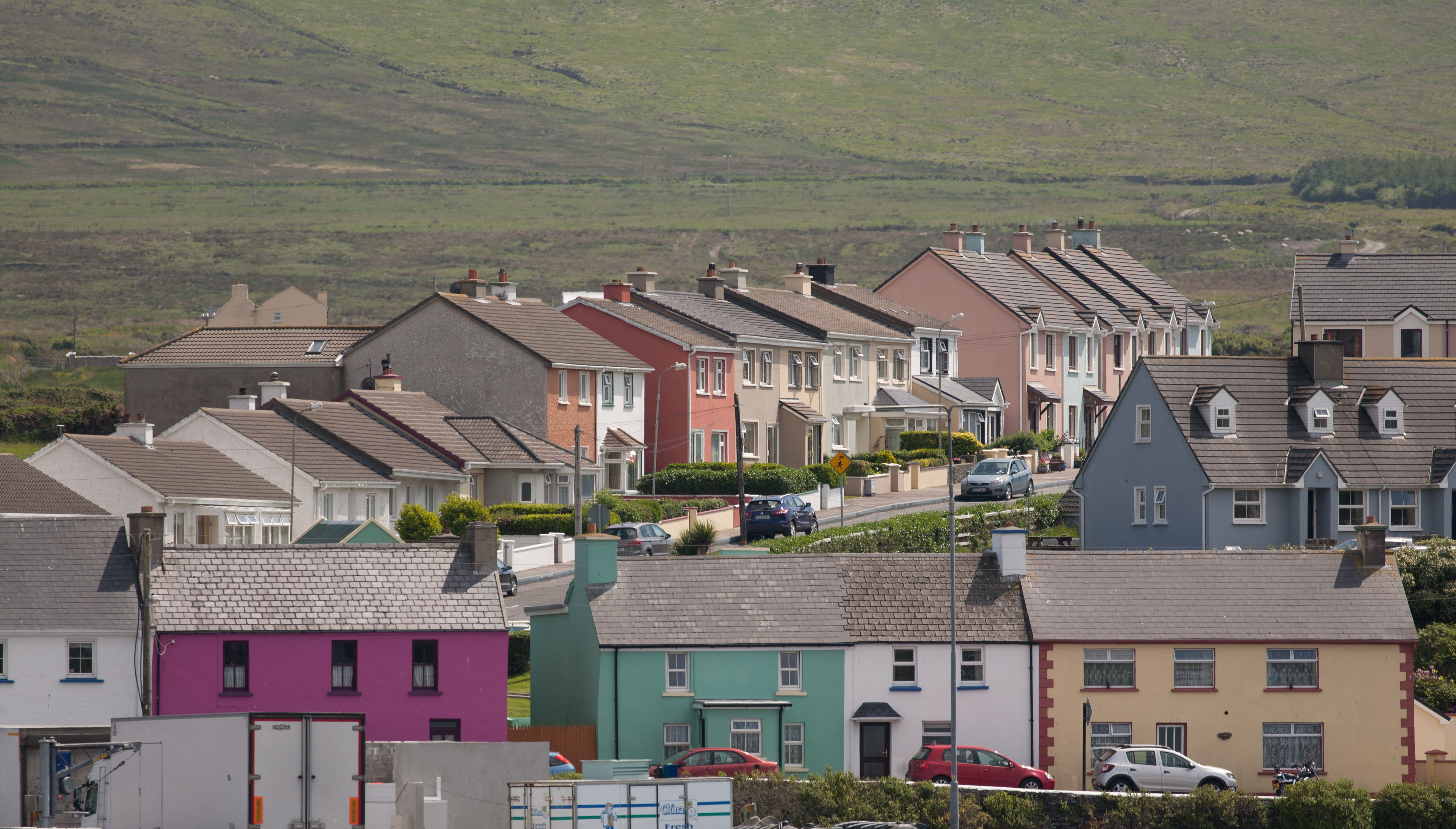 Colorful village, Dingle