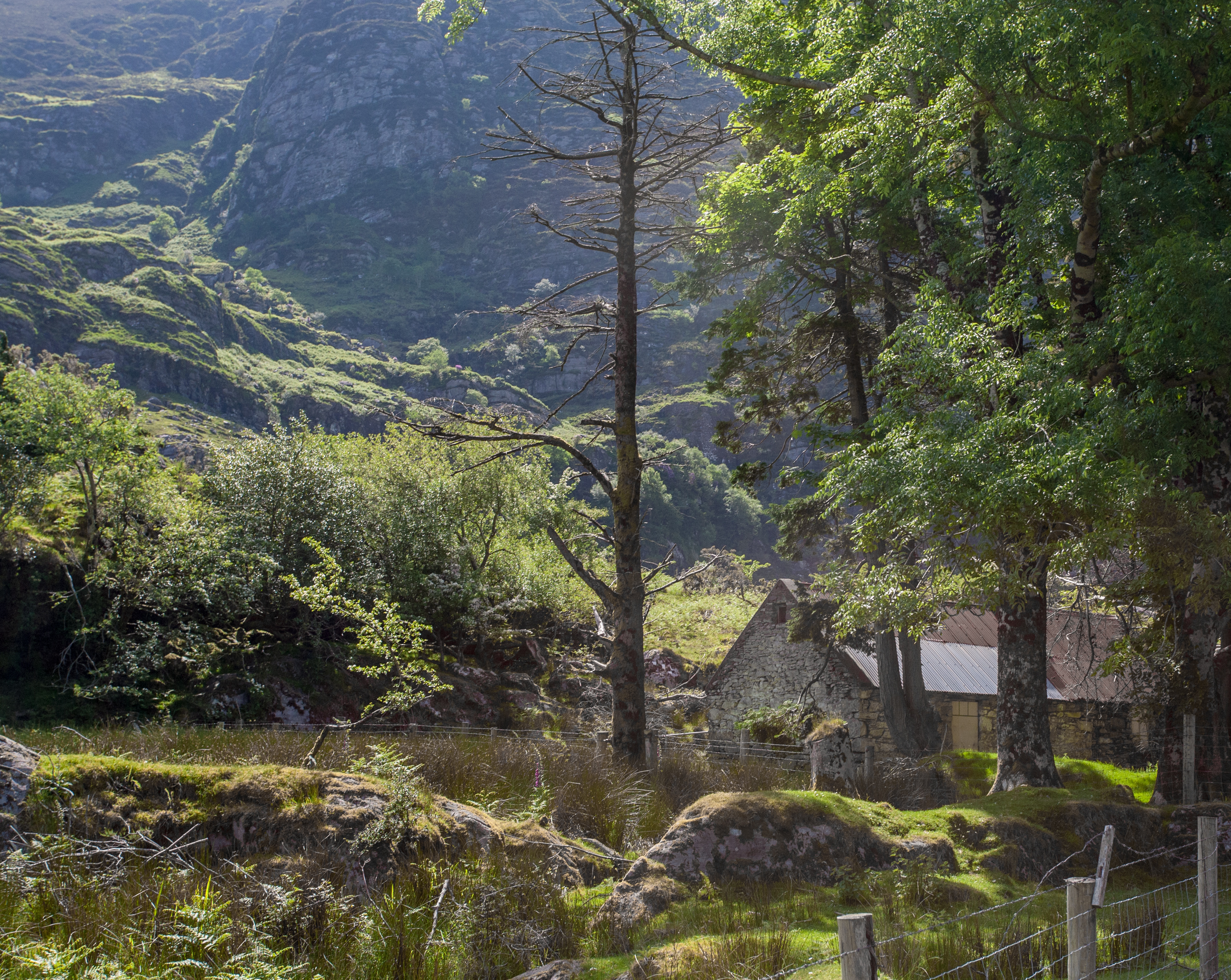 Stone cottage in the gap