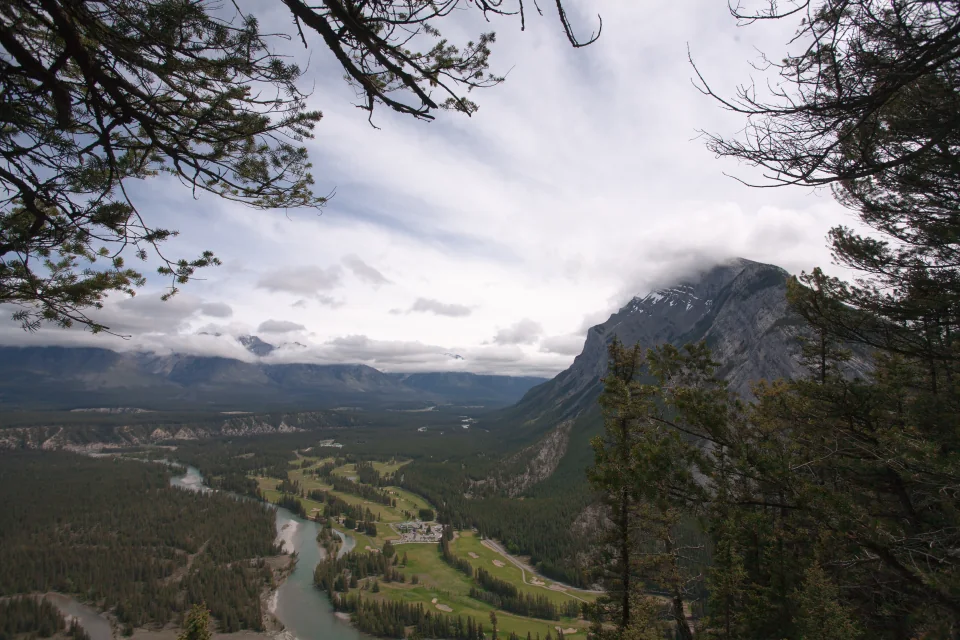 Bow Valley from above