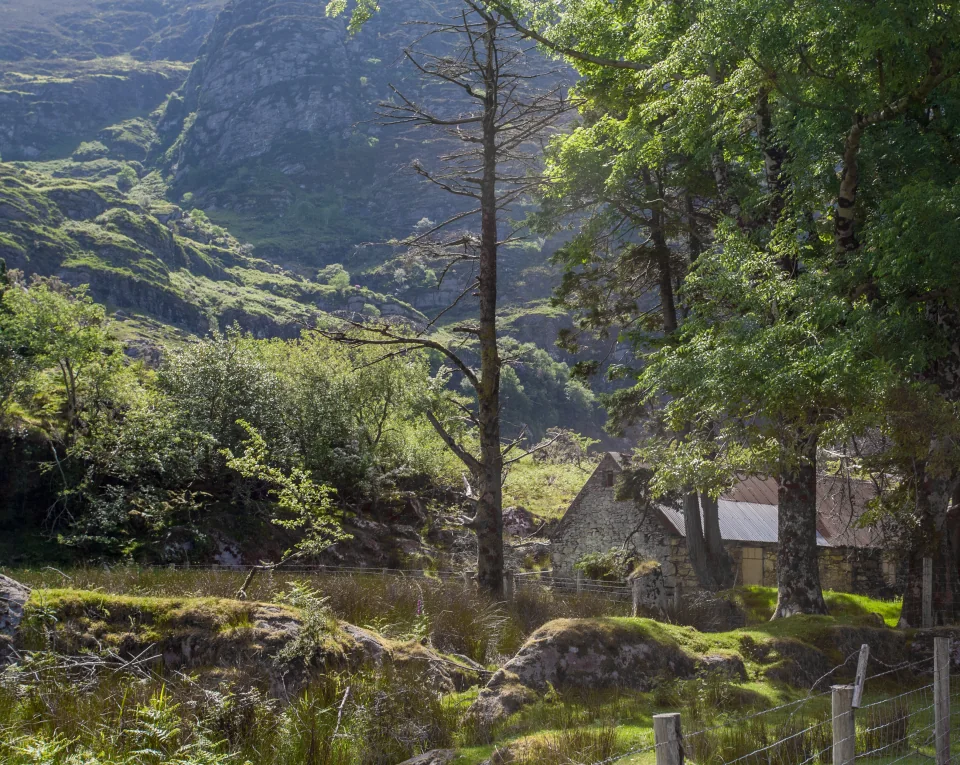 Stone cottage in the gap